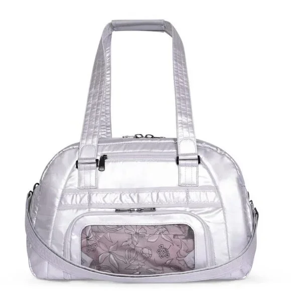 Lug Propeller 2 Overnight Travel Bag Metallic Silver Overnight/Weekender Bag - Picture 5 of 16